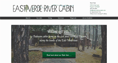 Desktop Screenshot of eastverderivercabin.com